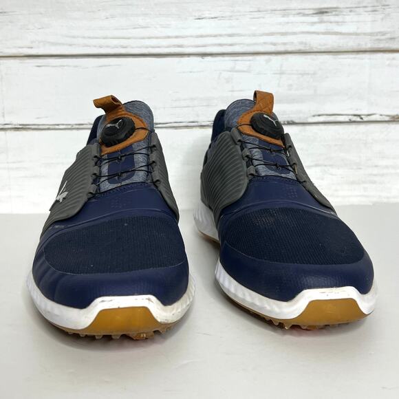 Puma Ignite Elevate Disc Blue Caged Golf Shoe Size 11.5 - Picture 6 of 9